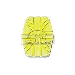 Goma del pedal freno/embrague amarillo