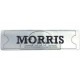 Pegatina plata Morris