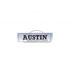 Pegatina plata Austin