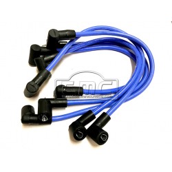 Juego cables bujía 8mm azules