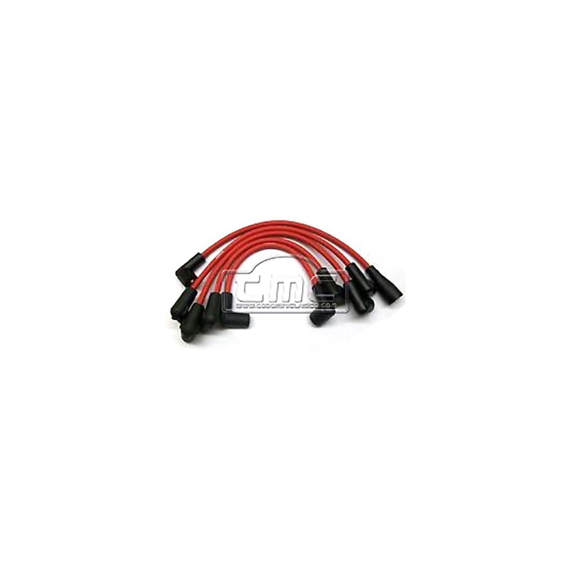 Cables bugia silicona vermells