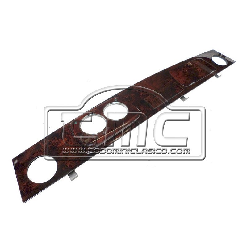 Salpicadero madera 2 relojes