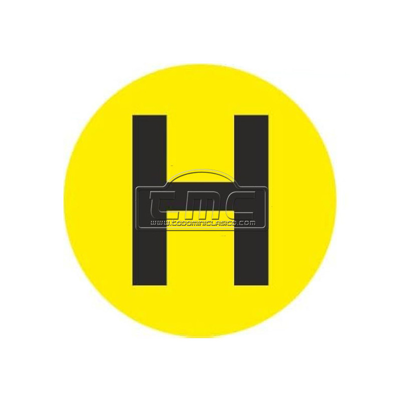 Distintivo vehículo historico exterior