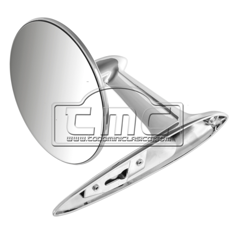 Retrovisor redondo cromado