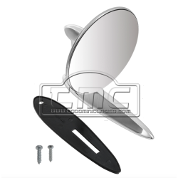 Retrovisor redondo cromado