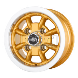 Llanta Superlite 10x5 dorada