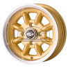 Llanta superlite 12x5 dorada