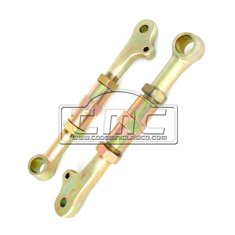 Parella braços de suspensió inferior reforçats regulables.