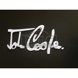 Adhesiu firma John Cooper blanc