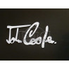 Pegatina firma John Cooper blanco