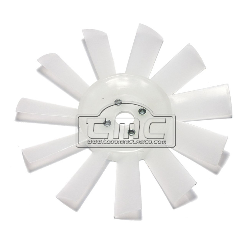 Ventilador blanc plàstic 11 aspes