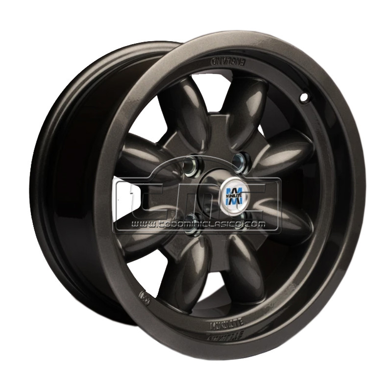 Llanta Minilite negra 12x5