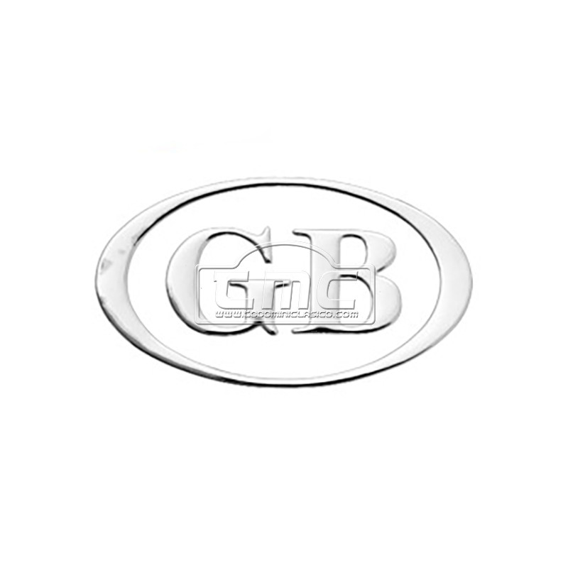 Anagrama adhesiva oval GB