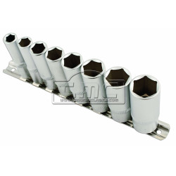Juego vasos carraca 3/8 largos